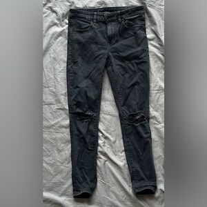 #26 American Eagle Black Wash Jegging Size 6